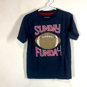 Garanimals blue Sunday Funday football tee size 5T